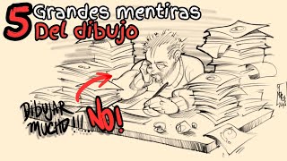 🧠 5 MITOS SOBRE EL DIBUJO que no te dejarán Progresar ✍️ / tutorial de dibujo / jorge artby