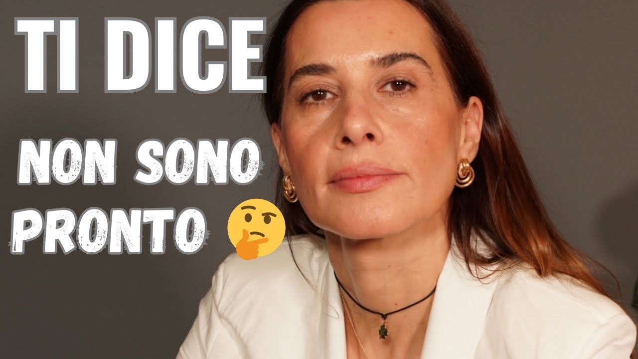 RISPONDI COSÌ SE TI DICE CHE NON È PRONTO