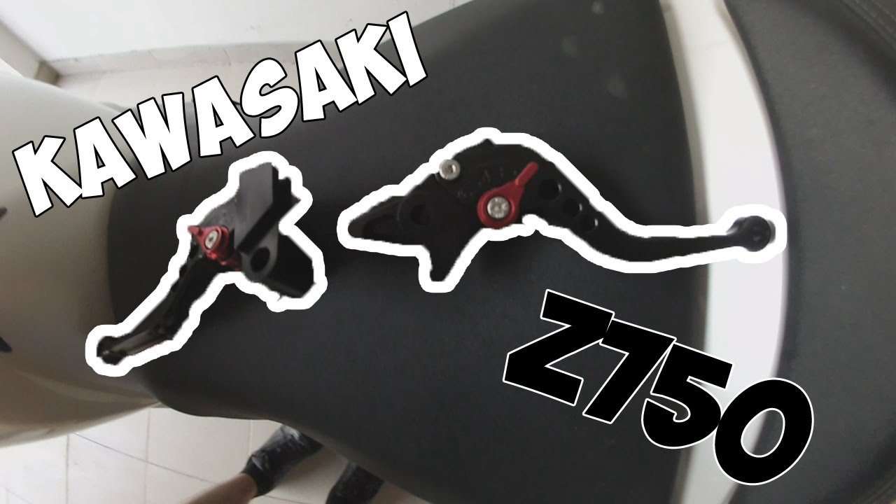 Support Moteur Kawasaki Z750 Leviers D’embrayage Et De Frein Réglables