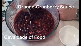 Homemade Orange Cranberry Sauce