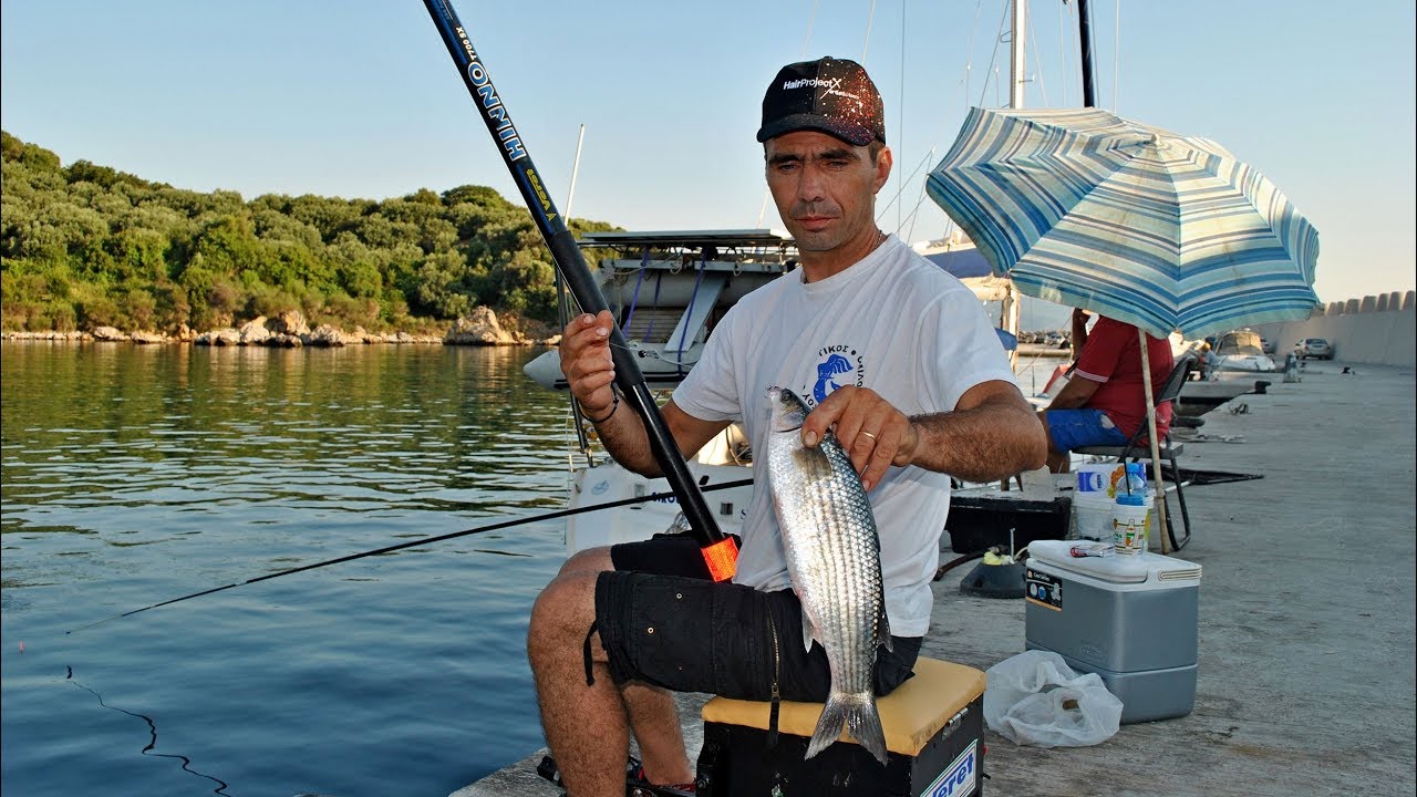 Pole Fishing - Απίκο σε λιμάνι για κεφάλους