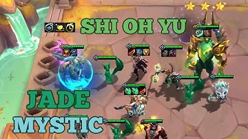 Mystic Jade - 3 Star Shi Oh Yu - TFT Uncharted Realms - Set 7.5