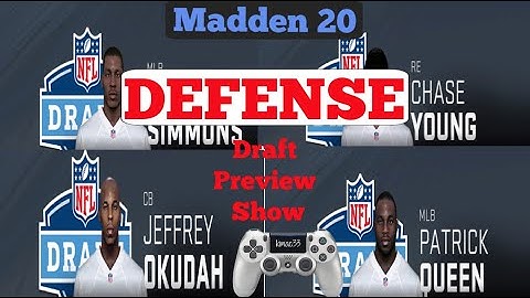 Madden 2020 Draft Class Preview Show (Defense)
