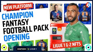 French Ligue 1 & 2 NFT pack OPENING on the Web3 FANTASY football Game Coach Ligue 1! screenshot 1