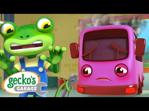 Bobby The Bus' Mysterious Illness｜Gecko's Garage｜Funny Cartoon For Kids｜Learning Videos 