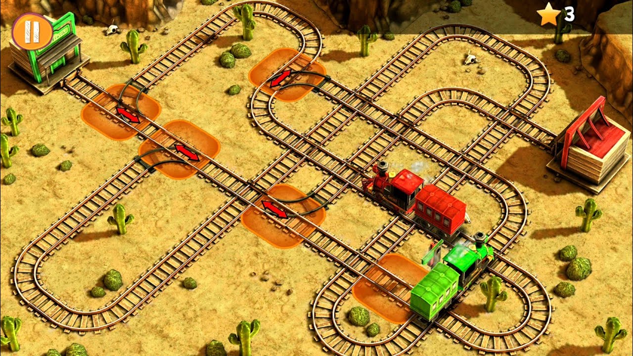 The Train Problem Game Rail Lands Track Changing Puzzle Game | Train Crisis Plus | Android ...