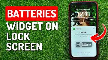 How to Add Batteries Widgets to iPhone Lock Screen