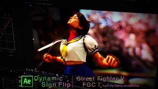 Dynamic Sign Flip | After Effects Tutorial | Street Fighter V style