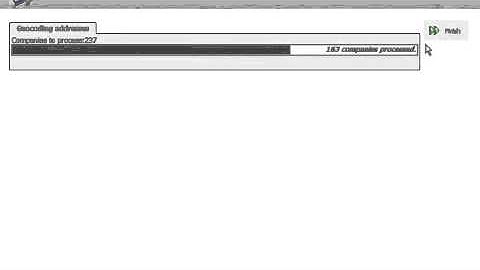 SageCRM OpenStreetMaps mass geocoding
