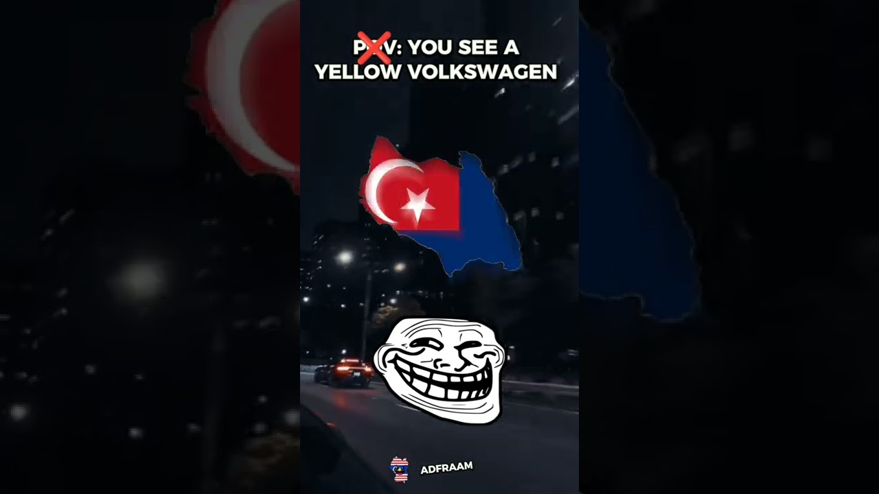 You see yellow volkswagen in this state