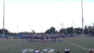 DHS Cheer Homecoming Halftime (JV game) 9.26.2014