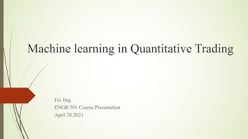 Machine Learning in Quantitative Trading