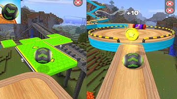 Minecraft World | Going Balls- Speedrun Gameplay Level 451-454 All Levels ( iOS Android )