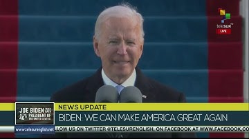 Biden in his inaugural address: “Unity is the path forward”