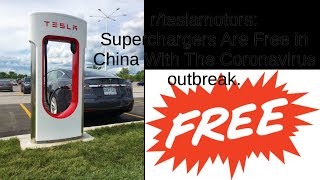 Tesla Makes Superchargers Free in China During Coronavirus Outbreak