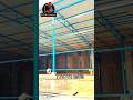Factory shed made by metal pipe and colour Tina. Simple truss Godown Shed work. #trending #YouTube