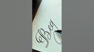 Beginning #calligraphy #shortsfeed  #trending #handwriting #morderncalligraphy #shorts
