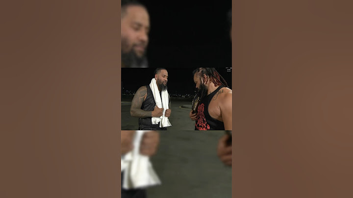 Jacob Fatu & Jimmy Uso have a moment between family members of the same Bloodline #wwe #shorts #fyp