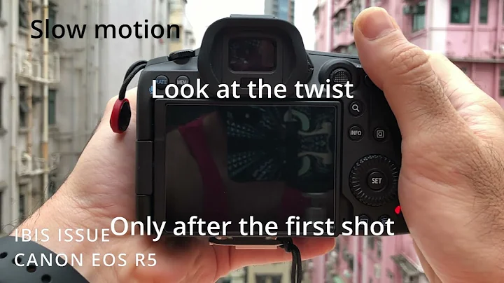 Canon EOS R5 IBIS issue