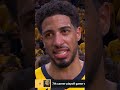 Tyrese Haliburton After Game 3 Win Over Thunder: "Amazing. We love playing in front of our fans."