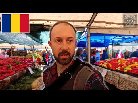 SOLO in ROMANIA'S LARGEST MARKET 🇷🇴 || Obor Market || Romania Travel Vlog, Bucharest Travel Vlog