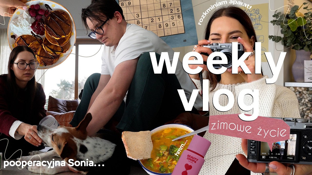 WEEKLY VLOG☕︎// mało energii / langsam / hobby po 30 / gdy życie daje selera🥘/ komplikacje Soni