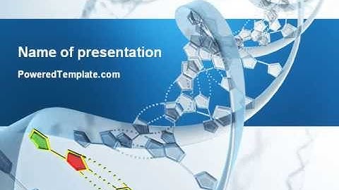 Genes PowerPoint Template by PoweredTemplate.com