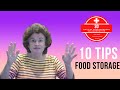 10 Tips For Water & Food Storage