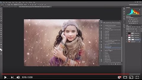 WinterizeMe Brush and Action Collection Preview and Tutorial for Photoshop and Photoshop Elements