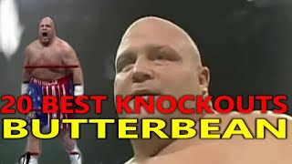 20 BEST KNOCKOUTS of BUTTERBEAN in BOXING (The King of 4 Rounds)