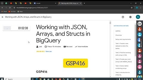 Working with JSON, Arrays, and Structs in BigQuery  GSP416 || #gcp #googlecloud #arcade2024 #google