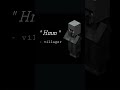 Minecraft villager got words #minecraft #shorts