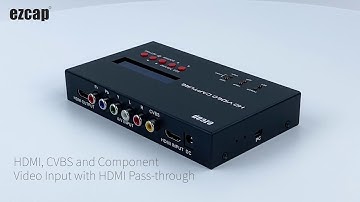 ezcap283S HDMI YPBPR AV Video Capture with Time Schedule Function
