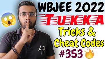 WBJEE 2022: Guess MCQs Like A Pro🔥🔥🔥| Tricks & Cheat Codes #353 [COMBO OFFER In Description]