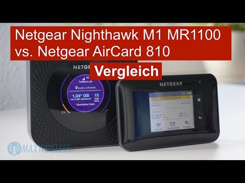 Vergleich: Netgear Nighthawk M1 und AirCard 810