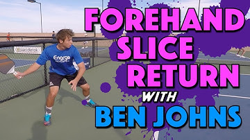 Forehand Slice Return Stroke Analysis with Ben Johns