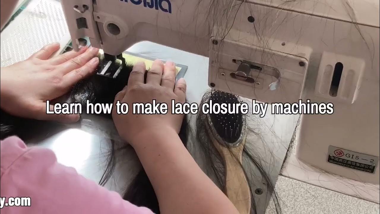 Lace Closure Made By Hair Injection Machine Hair Injection Machine