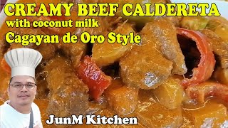 HOW TO COOK CREAMY BEEF CALDERETA | CAGAYAN DE ORO STYLE