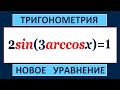 Тригонометрическое уравнение 2sin(3arccosx)=1.