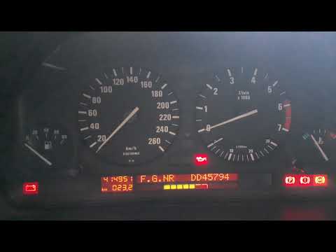 Bmw e32 / e34 \"პრიბორის\" მაჩვენებელის შემოწმება / self test