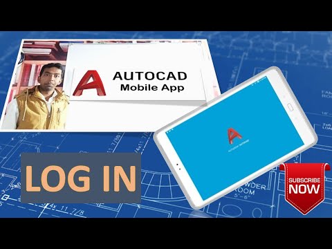 How to log in AutoCAD Mobile app / Create account