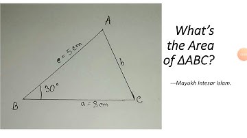 Finding Area of Triangle When NO Height is Given