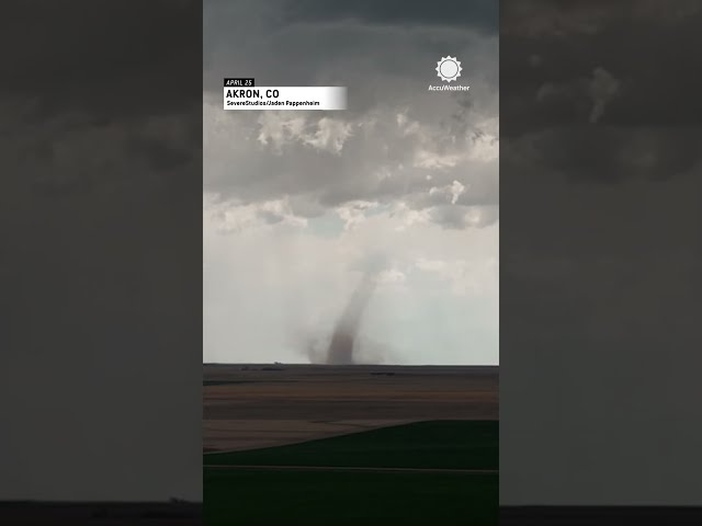 Landspout Tornado Touches Down in Colorado