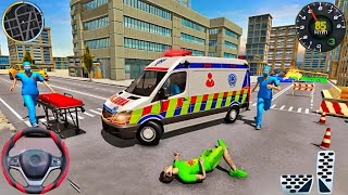 Ambulance City Rescue Simulator 3D - 911 Emergency Rescue Ambulance Driving 3D - Android Gameplay screenshot 4