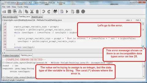 Java Syntax Error: Incompatible types