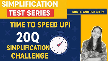 💥📚RRB PO & Clerk 🔥 Simplification Challenge | Speed Up Your Calculation!