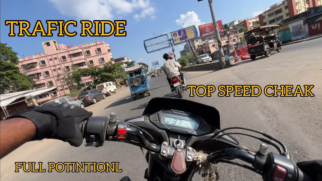 Top speed cheak on (Honda sp 125 bs6)
