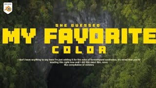 She Guessed My Favorite Color | Blender Short film