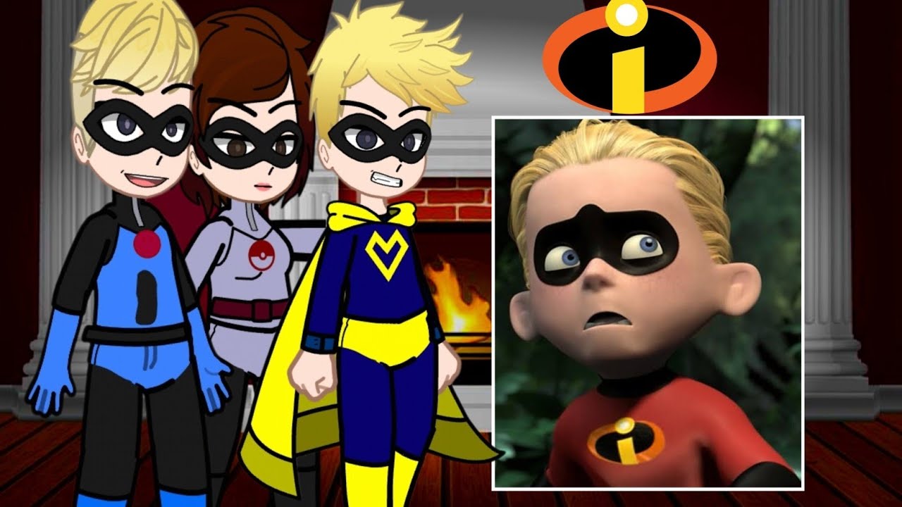 PAST incredible Heroes []Gamma Jack [] React to Mr incredible future 🇧🇷🇺🇸 Gacha React