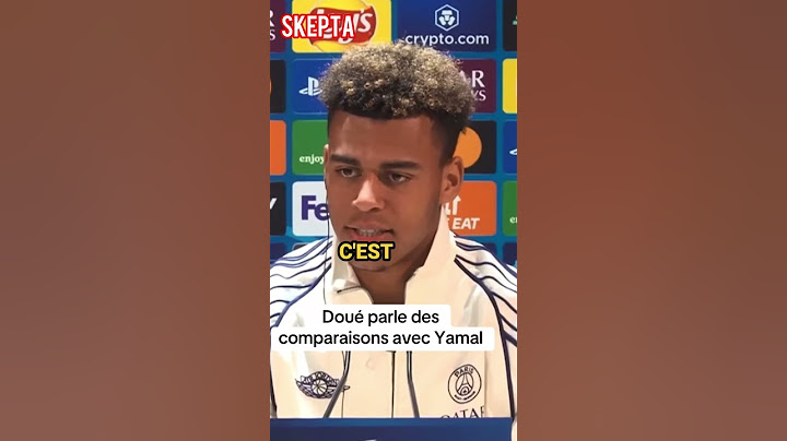 Désiré Doué parle des comparaisons avec Lamine Yamal !